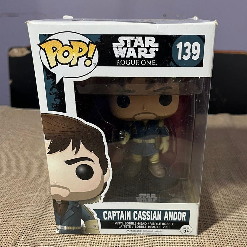 Funko Pop Captain Cassian Andor vinyl figure with box