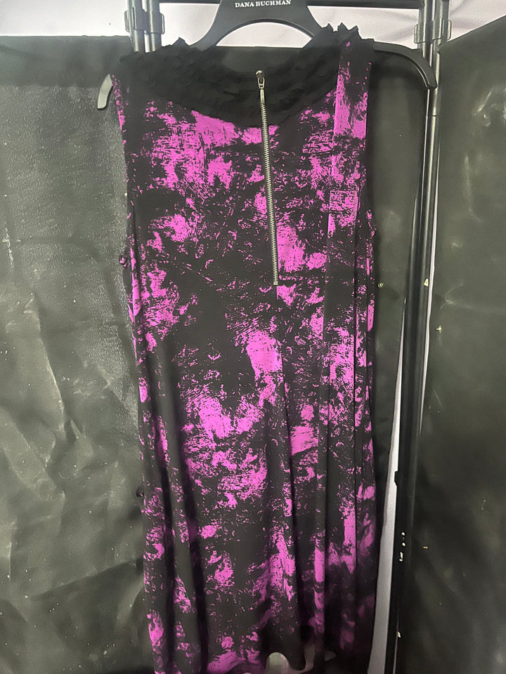 Purple Dress with Ruffles – Stylish